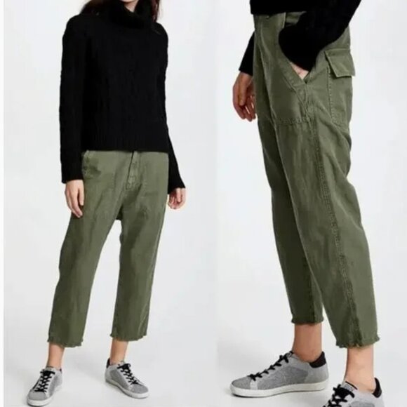 Nili Lotan Luna Pants in Cotton Twill - Picture 1 of 16